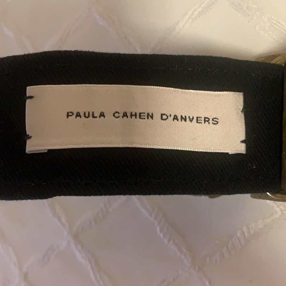 Elegant Black and Gold Women's Belt • Paula Cahen D’ Anver - Picture 4 of 8